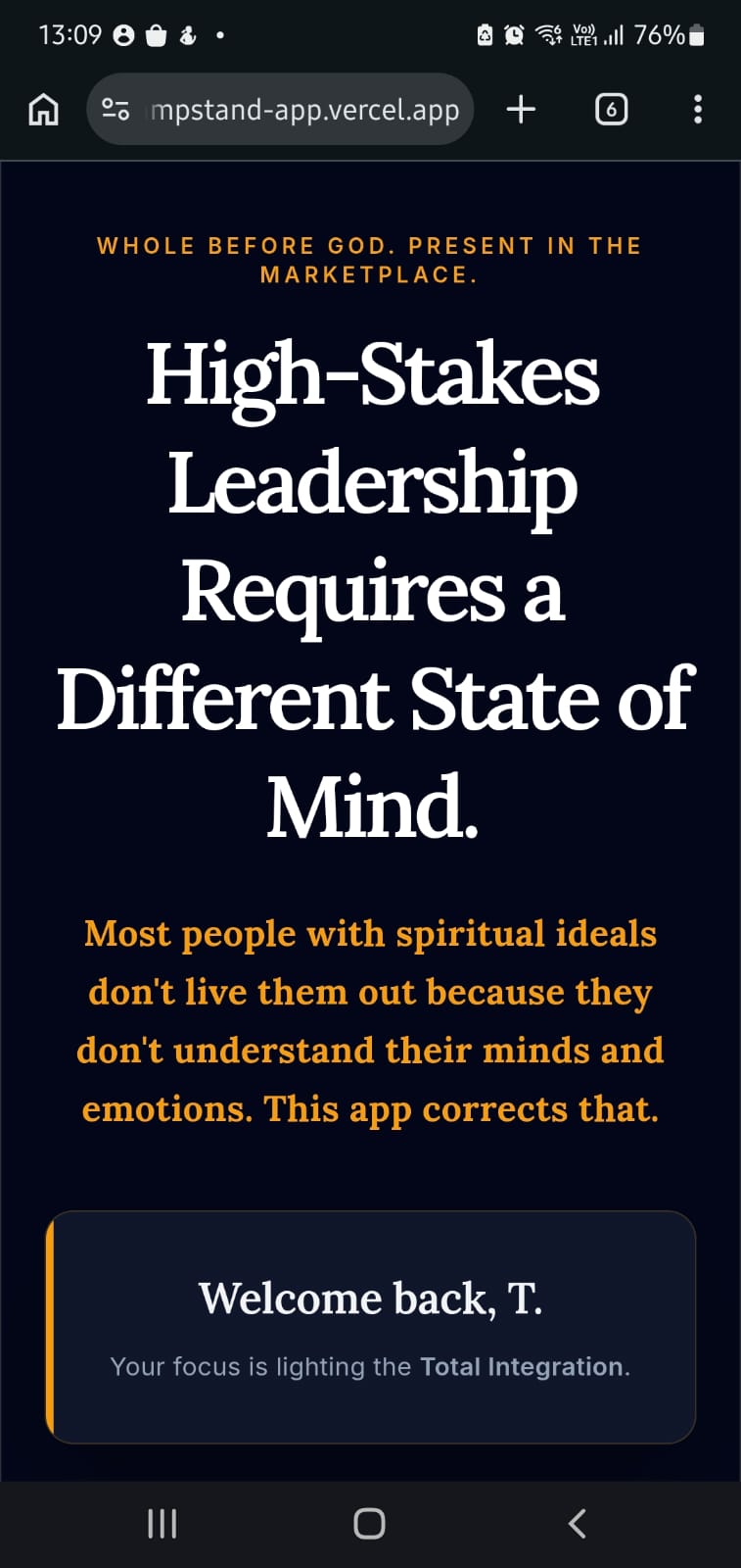 My Lampstand Interface